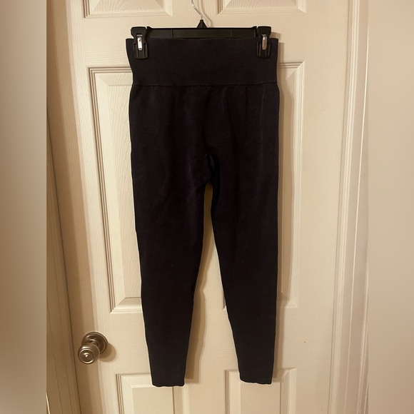 Women’s Black Tummy Control Active Leggings - Picture 1 of 5